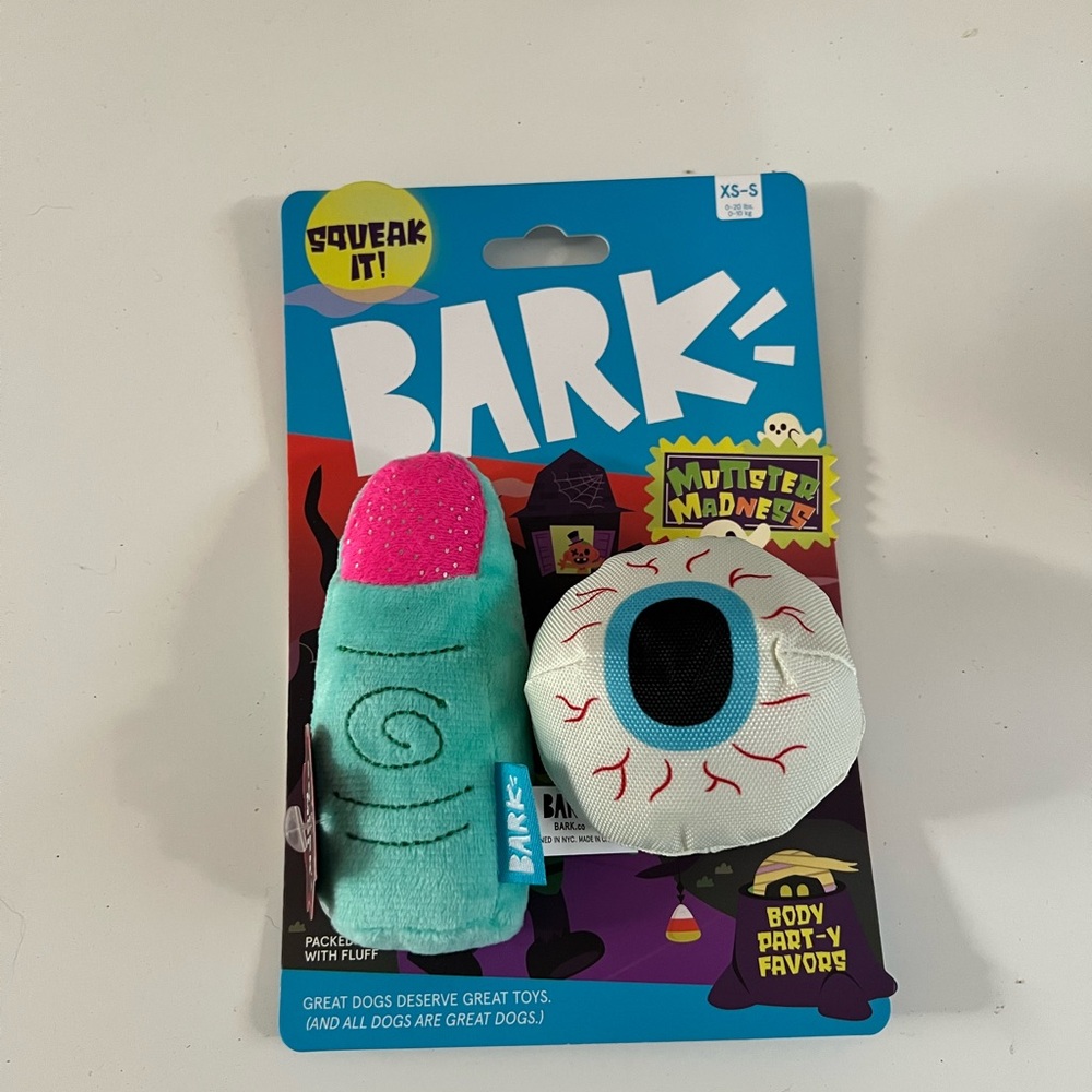 Bark Halloween Monster Dog Toy Set